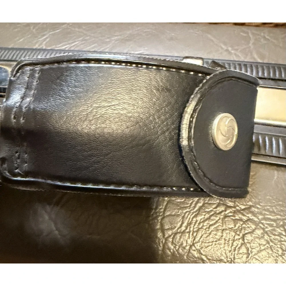 Vintage Samsonite Seminy II Hard Shell Suitcase Gray Gray  Unisex - No Keys